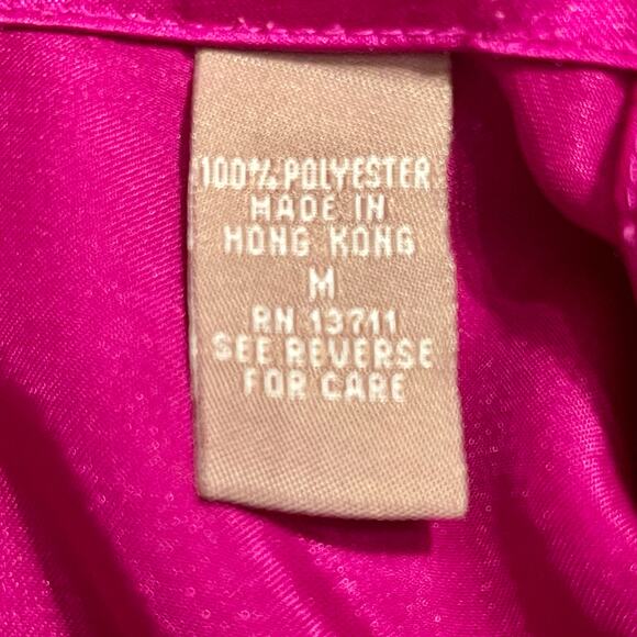 Valerie Stevens 2-Piece Pajama Set Womens Sz M Plum Color Soft Silky 00.1=A0037 - Picture 13 of 15